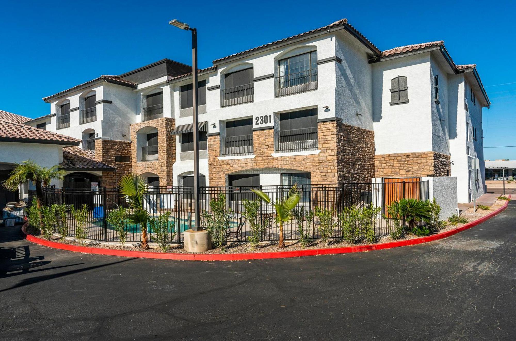 Tempe Corner Apartment Studio King Bed Buitenkant foto